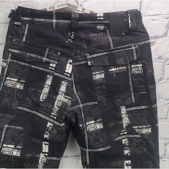 Ride Snowboard Pants Lined10K/5K mm Waterproof Y2K Vintage Graphic Large 35-39W - Picture 4 of 15